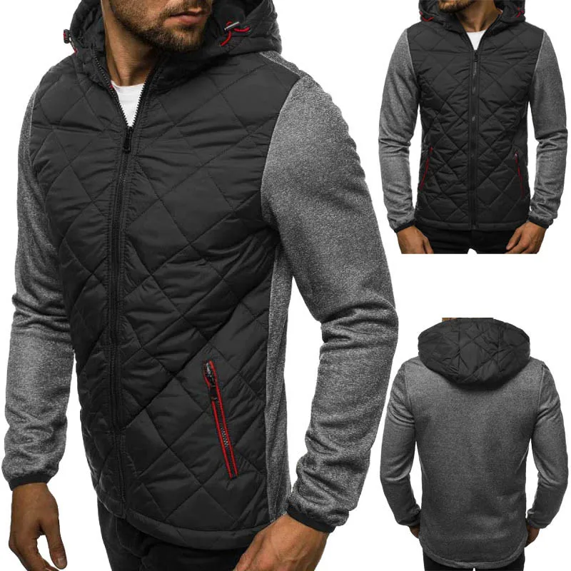 New Hoodies Sweatshirt Men Autumn Winter Long Sleeve Zipper Hoodie Men Sweatshirts Casual Slim Hoody Cardigan Hooded Streetwear