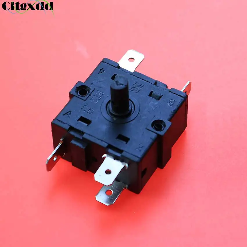 1Pcs High-Current Vierkante Oven Heater Elektrische Olie Radiator Juicer Mixer Multi-Positie Schakelaar 3 5 6 8 Pin Rotary Switch Selector