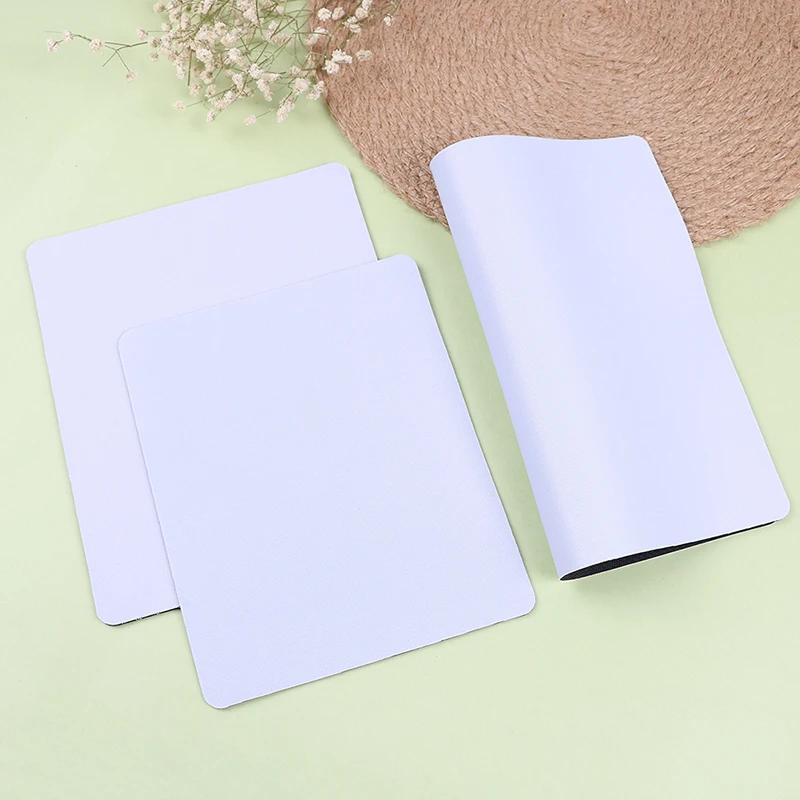 White Rubber Mouse Pad para laptop, computador, tablet, PC