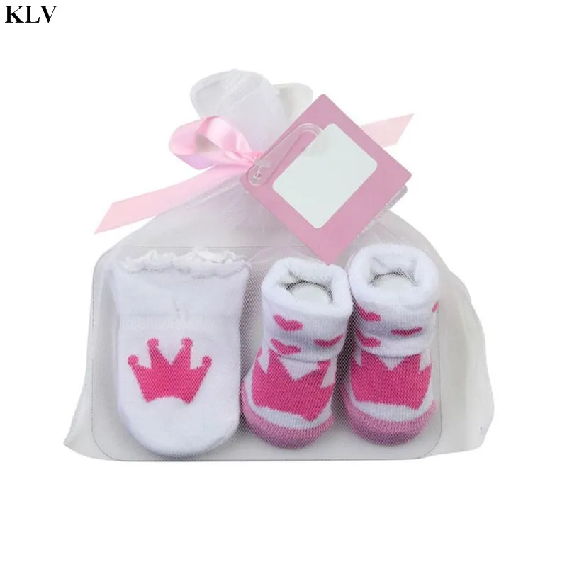 Calcetines suaves de algodón con dibujos animados para bebé, conjunto de guantes antiarañazos para bebé, niño y niña, regalo para recién nacido de 0
