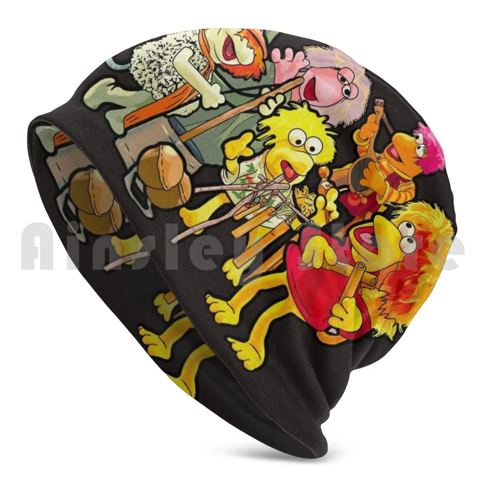 Music Band Fraggle Rock Beanie Hedging Cap DIY Print Cushion Music Band Fraggle Rock Fraggles Rock Fraggles Rock Cartoon