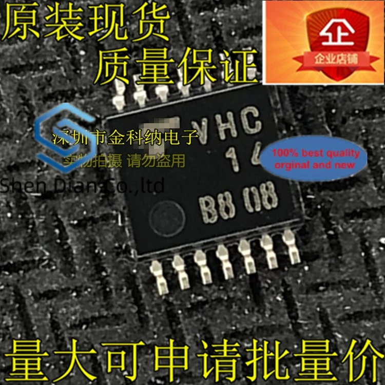 10pcs 100% orginal new in stock   VHC14 TC74VHC14FT Imported logic chip SMD TSSOP14