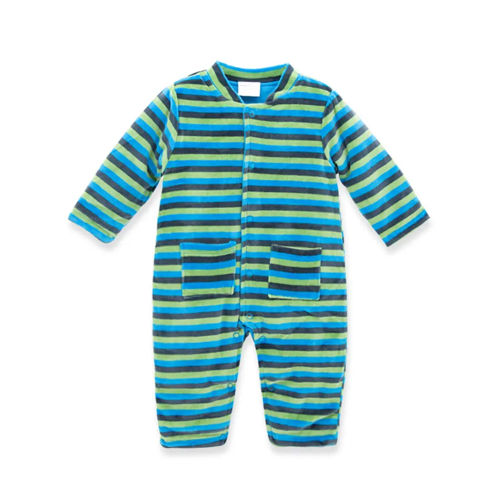 

2019 Honeyzone Baby Girls Romper Full Sleeve Cotton Striped Infant Boys Clothes ropa de bebe Baby Unisex Jumpsuits