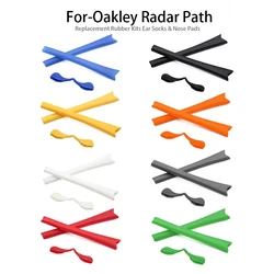 Replacement Rubber Kits Ear Socks & Nose Pads For-Oakley Radar Path Sunglasses Accessories - Multiple Colors