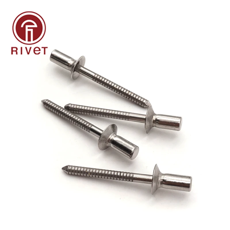 M6.4 100PCS GB 12616 Stainless Steel Countersunk rivets Closed End Blind Rivet Sealed Hollow Rivets Blind Rivets