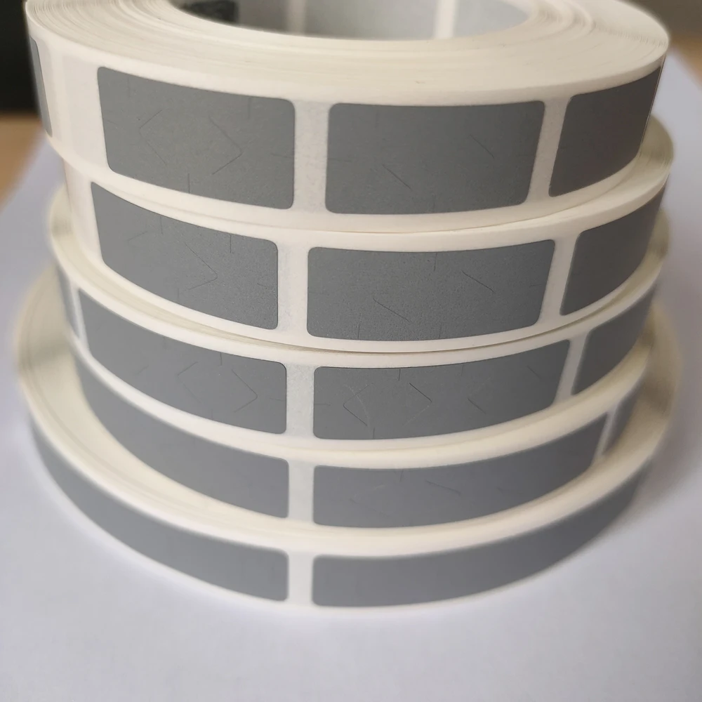 1000pcs /Lot 10mm Width Grey Silver SCRATCH OFF Sticker DIY Manual Hand Made Scratched Stripe Card Film