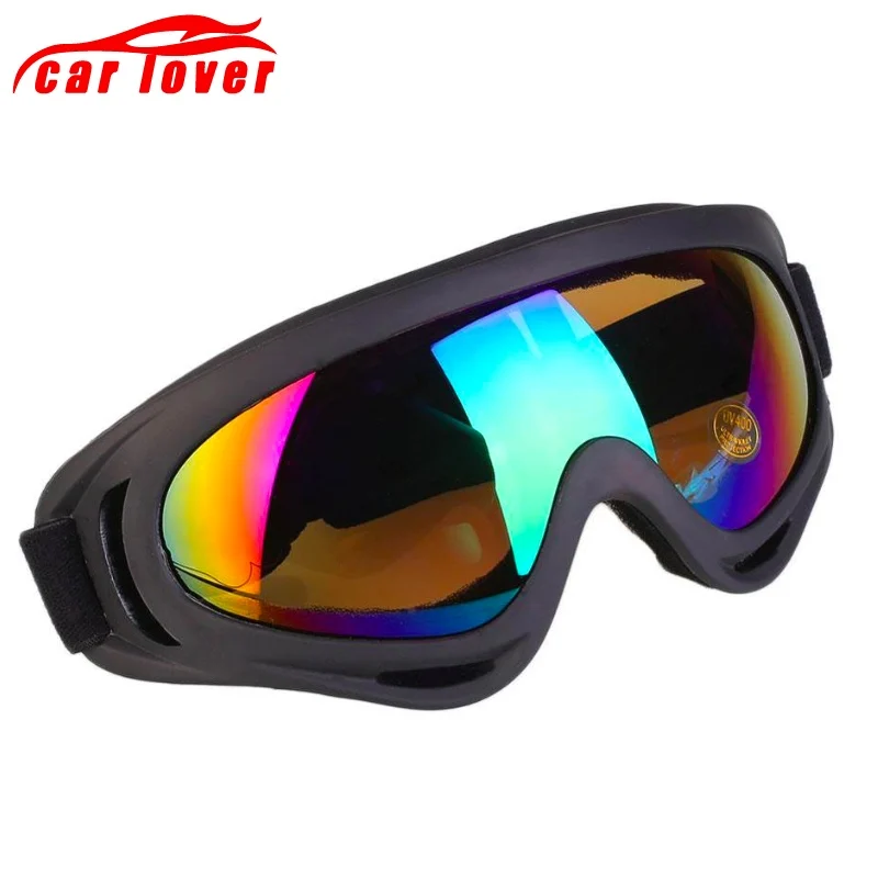 Motocicleta esportes óculos de esqui snowboard anti-nevoeiro lunette moto motocross dustproof pistola de ar óculos uv400