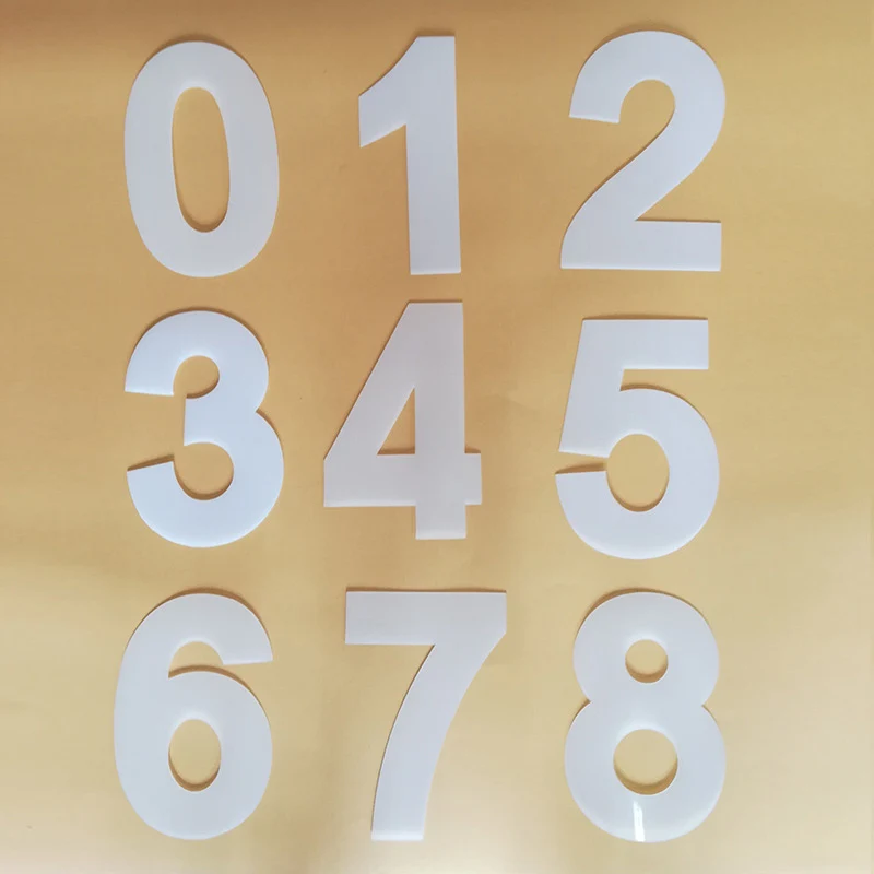 Numbers Cake Mould Set PET Decorating Baking Mold DIY Kitchen Tool For Birthday Pastry SUB Sale