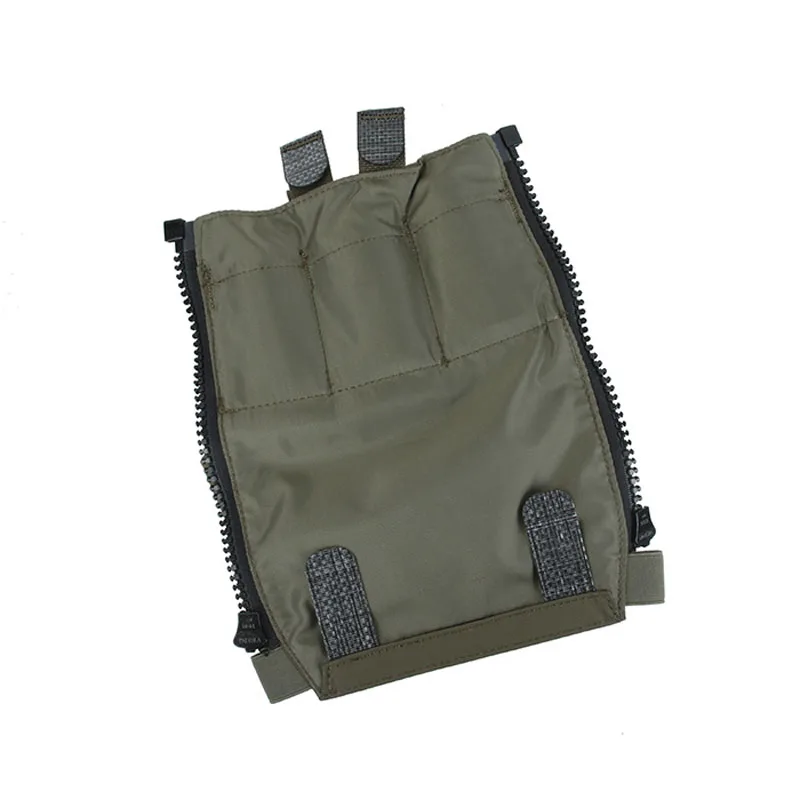 Style FPC Outdoor Vest Zipper Back Panel Pouch Bags 500D