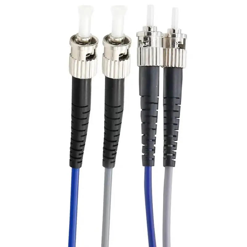 Optical Cable 3.0mm Armoured ST/UPC-ST/UPC 5PCS Fiber Optic Patch Cord Jumper SM Fibra Optica FTTH Single Mode Duplex