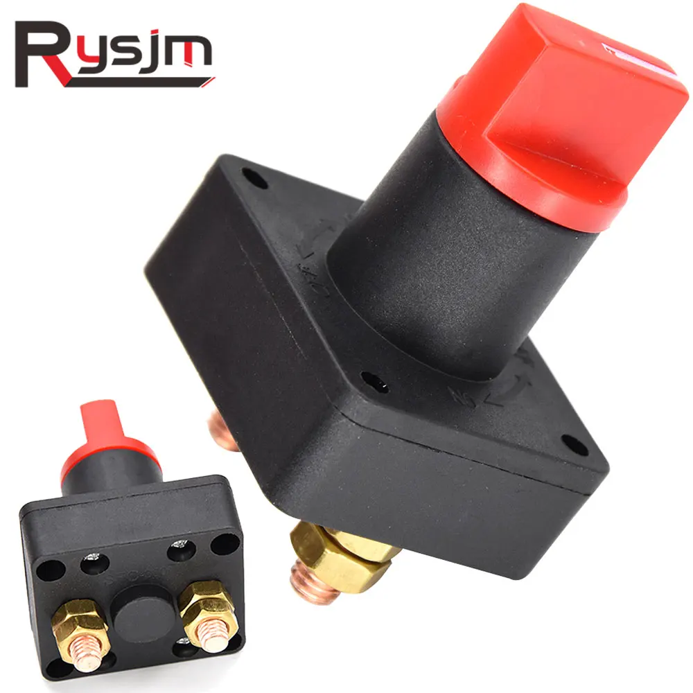 AD Mini Portable Waterproof Auto Car Truck Boat Camper 12V 100A Battery Isolator Disconnect Cut Off Switch Battery Cut Off Power