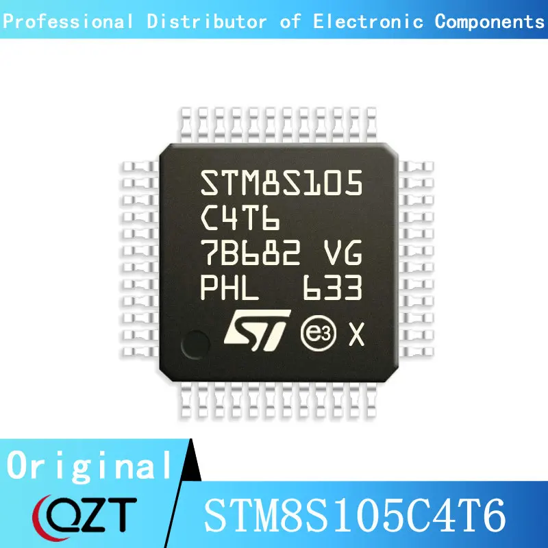 

10pcs/lot STM8S105 STM8S105C4 STM8S105C4T6 LQFP-48 Microcontroller chip New spot