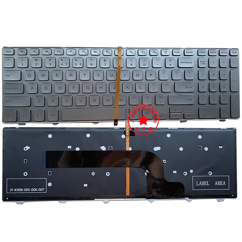 

Original Laptop English Layout Keyboard For Dell 15-7000 7537 P36F