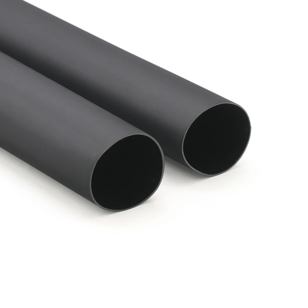 1 Meter 3:1 Ratio Φ50mm Heatshrink Tube Heat Shrink Tubing Wire Sleeves Wrap Waterproof Glue Lined Black