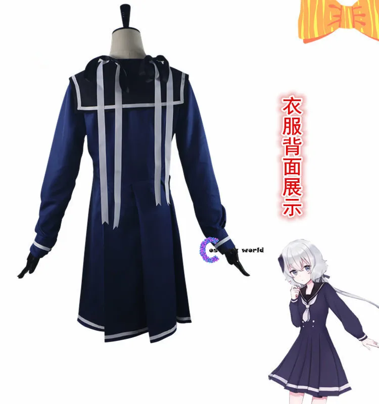 Anime Zombieland Saga Junko Konno Cosplay Woman Cosplay JK Uniform Minamoto Sakura School Girl Skirt Lolita Dress Casual Cosplay