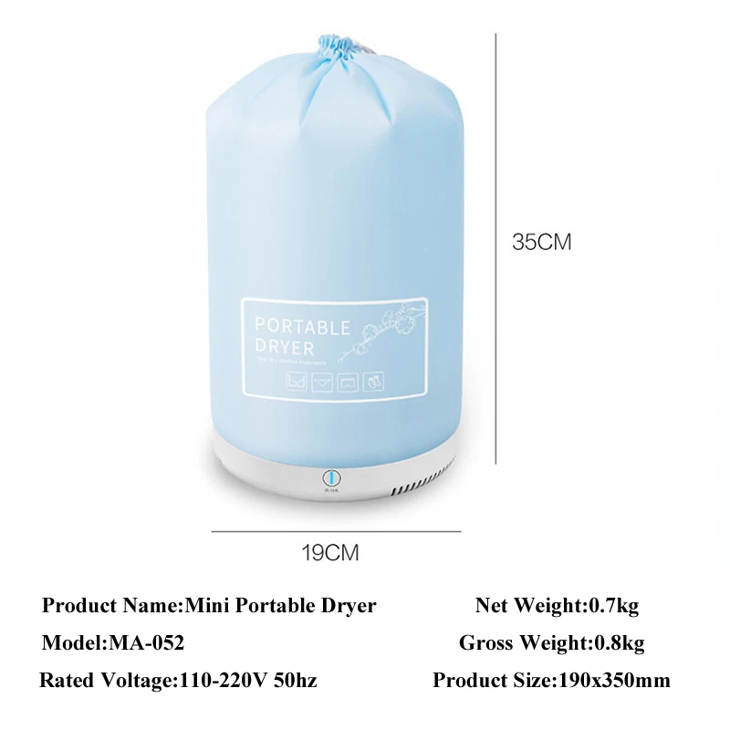 미니 휴대용 의류 건조기, 전기 가열 건조기, 아기 옷, 레이디 속옷, 가정 출장용 UV