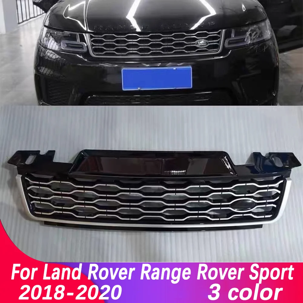 

For Land Rover Range Rover Sport 2018 2019 2020 2021 2022 Car Front Bumper Grille Centre Panel Exterior Styling Upper Grill