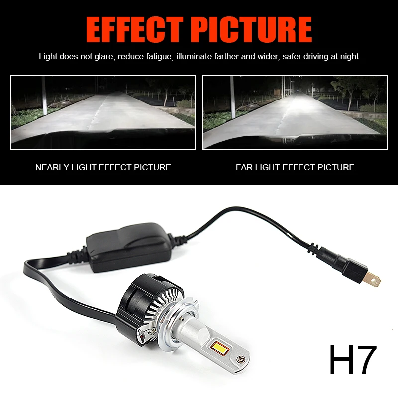 EURS P18 Led-leuchten H4 LED H7 H11 H8 HB4 HB3 9005 9006 9007 H13 Auto Auto Scheinwerfer Lampen H16 5202 P13W 52W 18000LM Auto Scheinwerfer