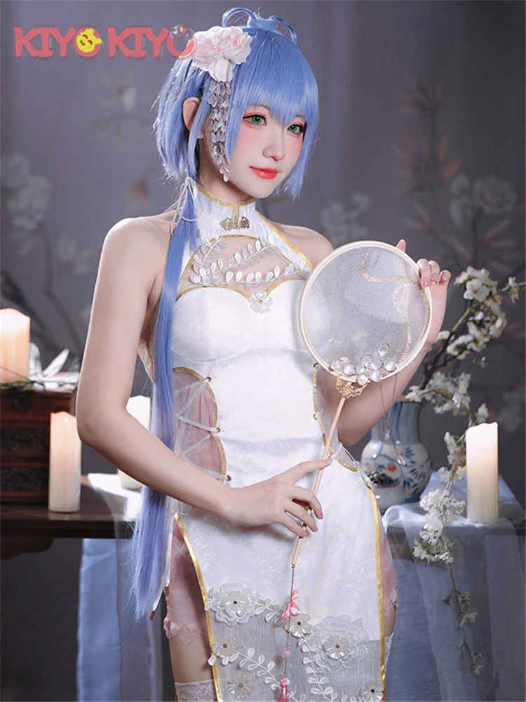 KIYO-KIYO Vsinger Luo Tianyi Cheongsam Cosplay Costume lovely Sexy Dress female Luo tian yi Cheongsam