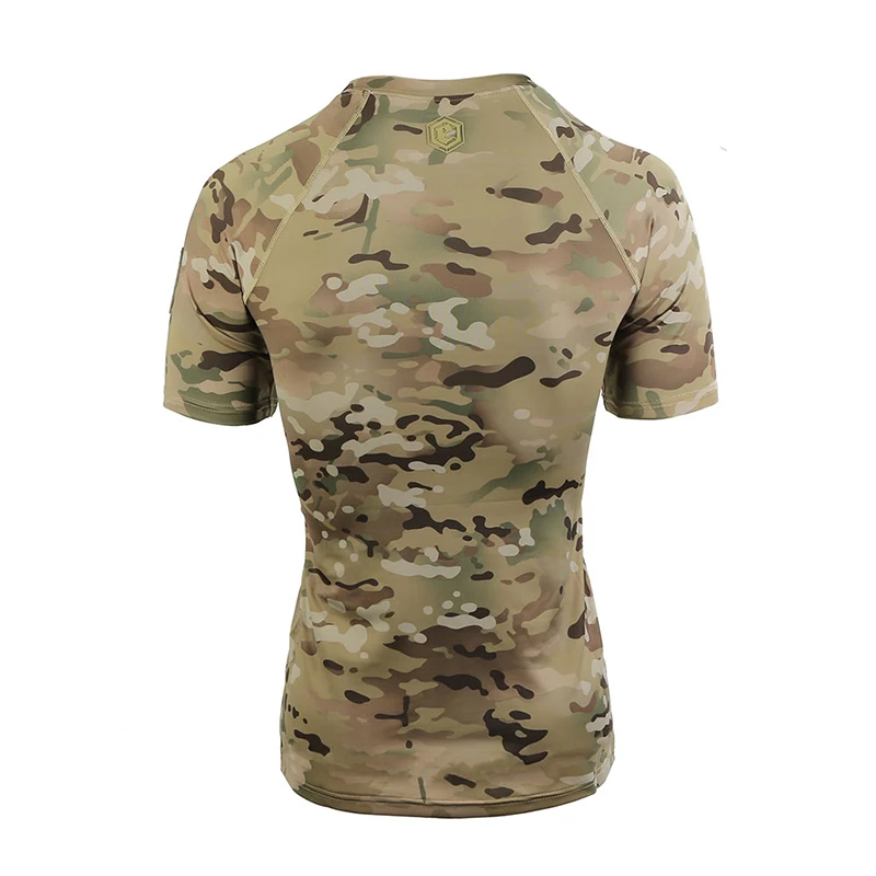 Imagem -03 - Emersongear Etiqueta Azul Tático Tit Senhoras Treinamento Camiseta Feminina Topos Camisas de Secagem Rápida Airsoft Caminhadas Tiro Esportes ao ar Livre