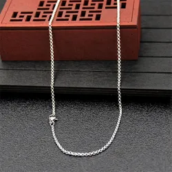 Cheap wholesale Width 2.5MM stainless steel round pearl chain necklace Fit pendant Fashion jewelry for men and women 45-60CM