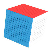 11x11 Cube MOYU Cubing classroom MeiLong 11x11 Magic Cube Stickerless Plastic 11 Layer Puzzle Speed Magic Cube TOYS Brain Teaser
