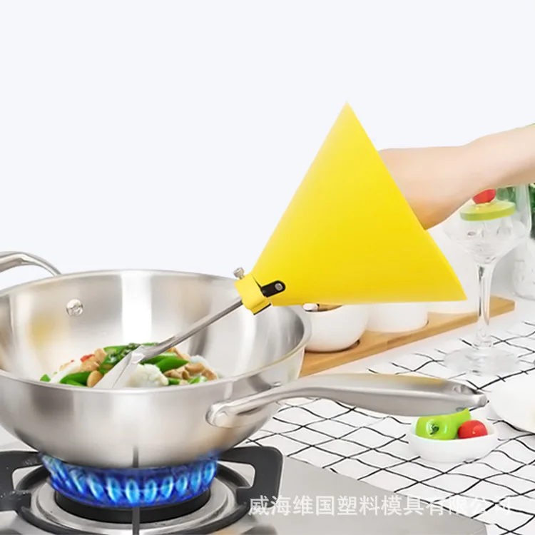 Kitchen tools household appliances kitchen artefact wood shovel shovel stir-fry anti oil splash anti burn protective cover