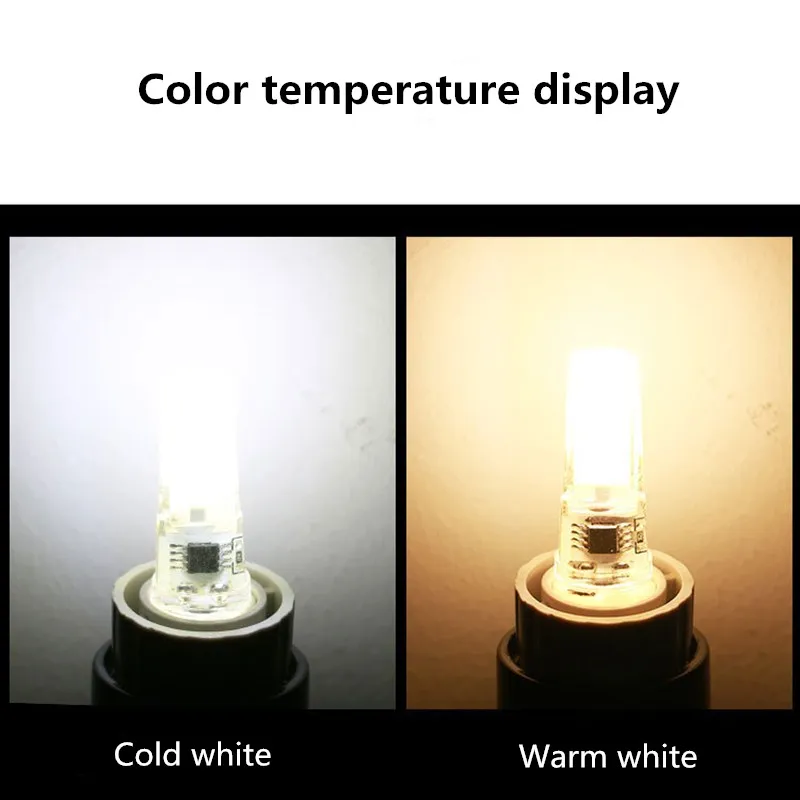LED G4 G9 E14 Lamp Bulb AC/DC Dimming 12V 220V 3W 6W COB SMD LED Lighting Lights replace Halogen Spotlight Chandelier