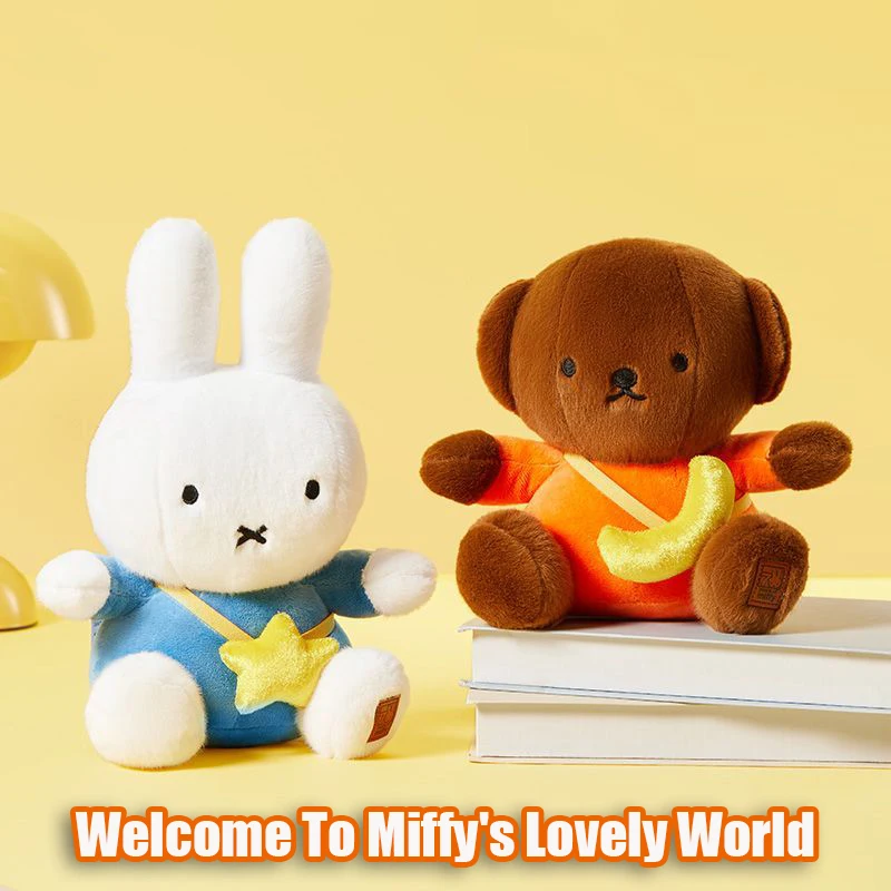 

Kawaii Miffy плюшевая кукла мультфильм креативная Борис пушистая мягкая игрушка модная удобная декоративная подушка аниме аксессуары подарки для девочек
