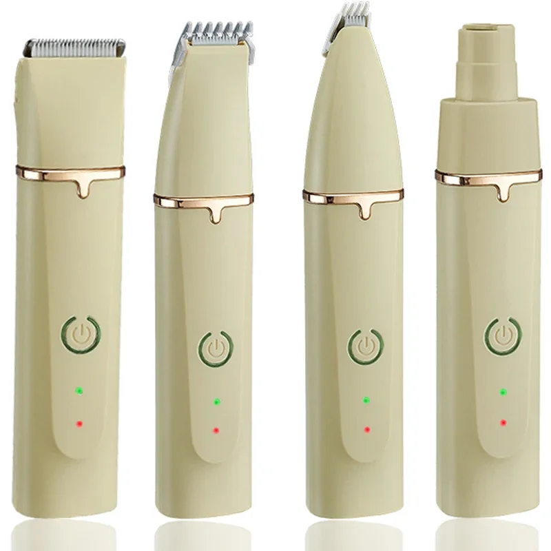 

4 in 1 Electric Hair Trimmer Grooming Clippers for Pets Trimmer Nail Grinder Professional Cutter Machine Cutting Tool For Dogs