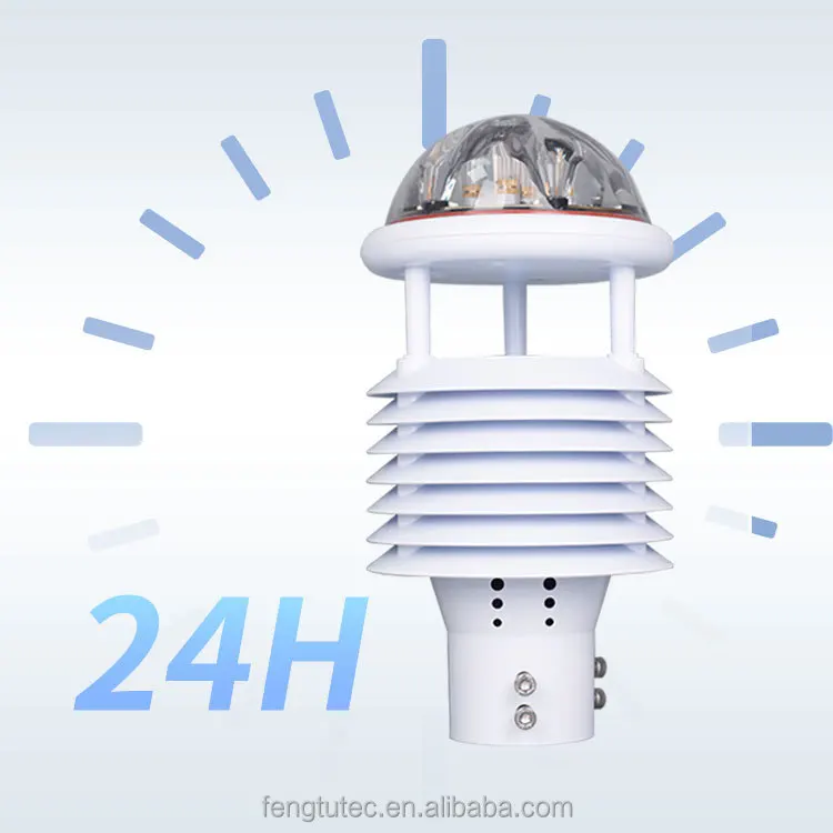 

Creative 10 in 1 Sensor Ultrasonic Weather Station Sensor for Wind Temperature Humidity Pressure Rainfall Illuminance