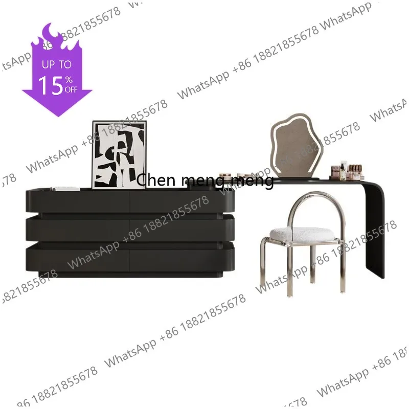 

M02 Новая модель: Элитные туалетные столики из массива дерева, угловые, современные, высококачественные, для спальни, с функцией хранения