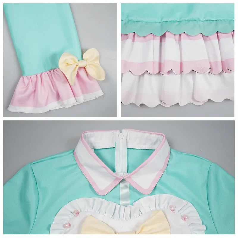 FC6Needy Girl Overdose KAngel Cosplay Needy Girl Overdose Ame Chan Cosplay Costume Lolita Maid Dress Party Costume Anime Ma@FC8!