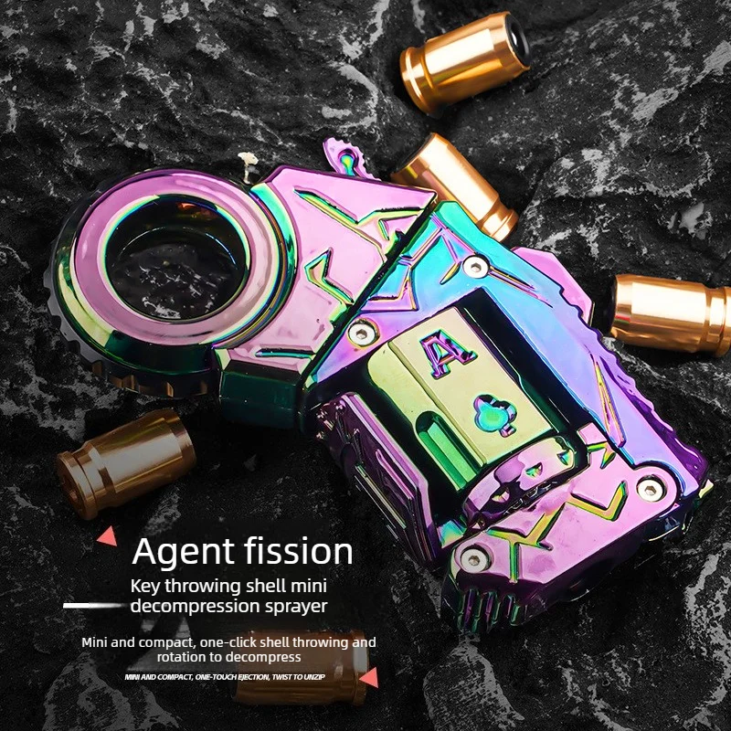 EDC Metal Alloy Creative Shell Ejecting Fidget Toy Stress Relief Model Popular Gift