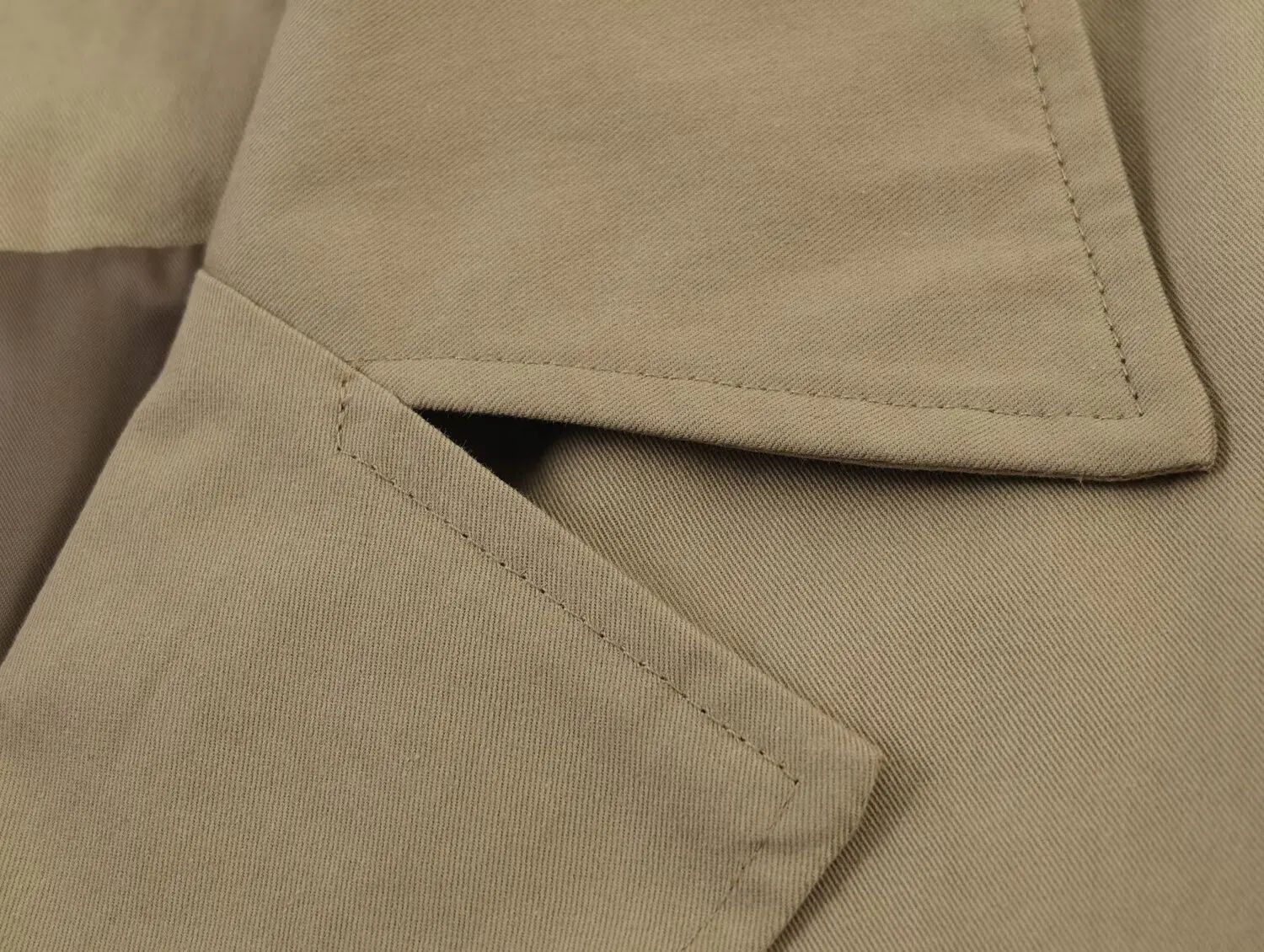 TFMLN Neue Damen Doppelreihige Kurze Trenchcoat-Jacke Halber Ärmel Frühling Sommer Oberbekleidung Freizeit Basic Style Windbreaker – Detail 6