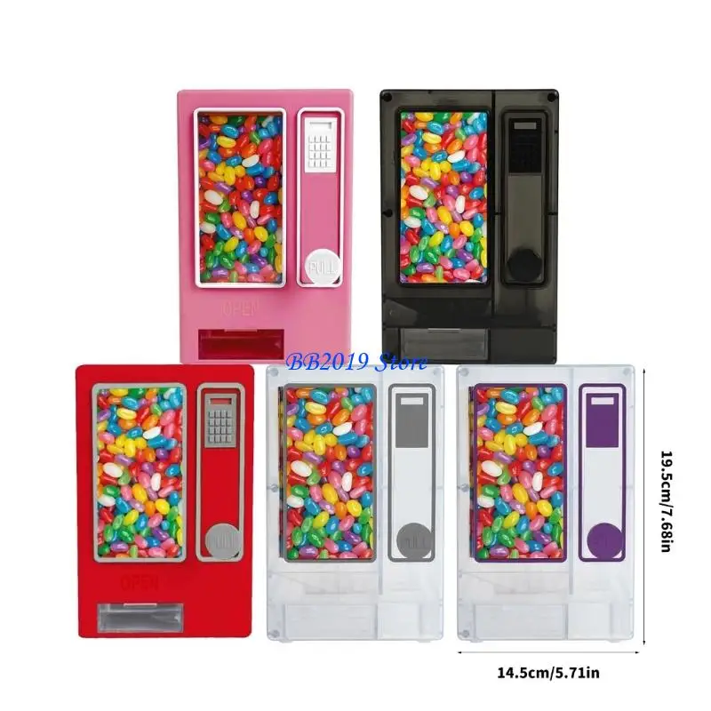 Q0KB Contenitore per conservazione caramelle per dispenser caramelle in plastica adorabile per decorazioni per casa