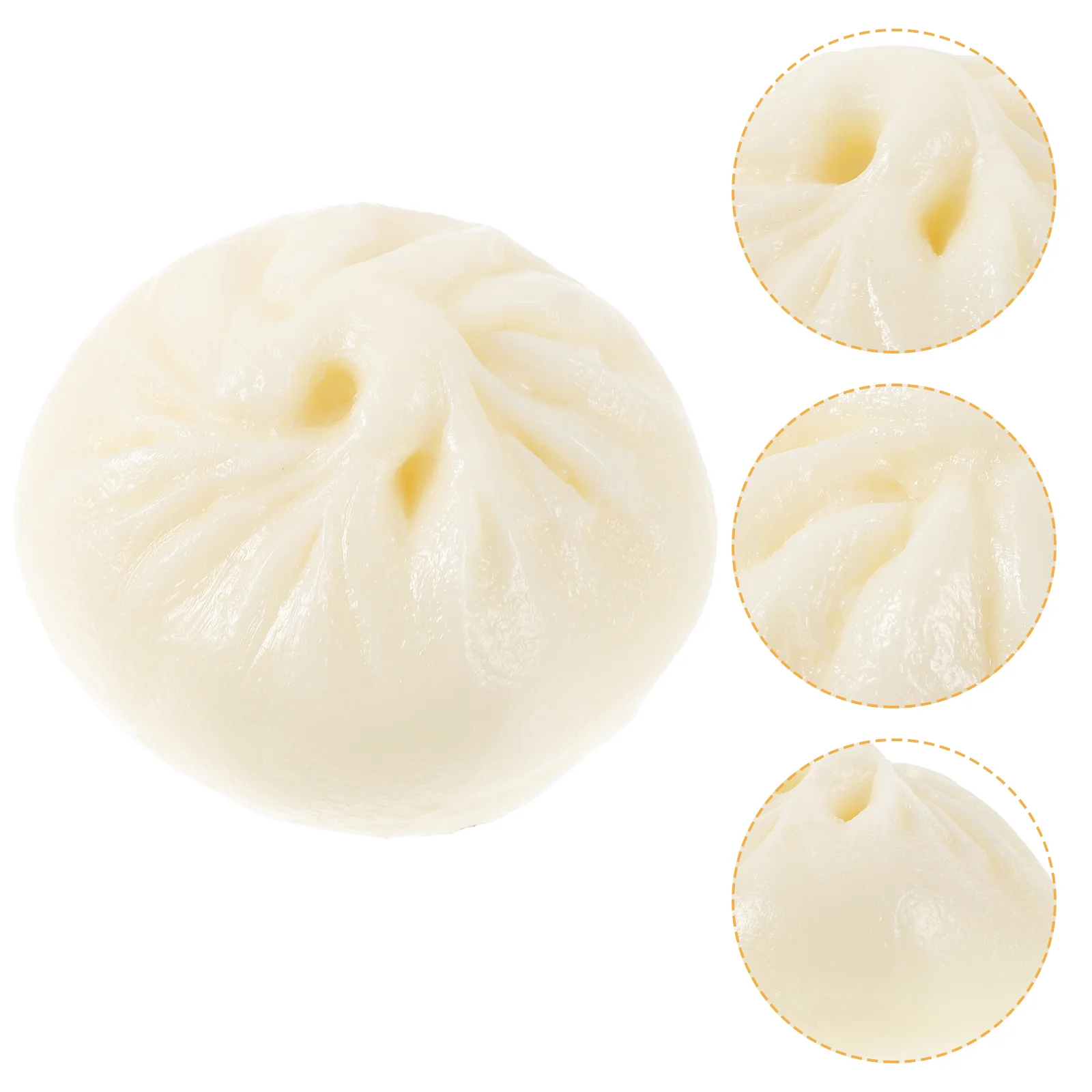 Fake Food Decoration Steamed Stuffed Bun Kitchen Toy Model Decorative Dumpling Meat