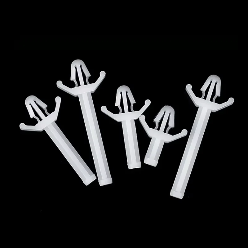 Peijian 4.8mm PC Board Spacer Plastic Nylon Studs For Circuit Boards Snap-on Insulation Post PS-5/6/10/13/16/19/22/25/28/36mm