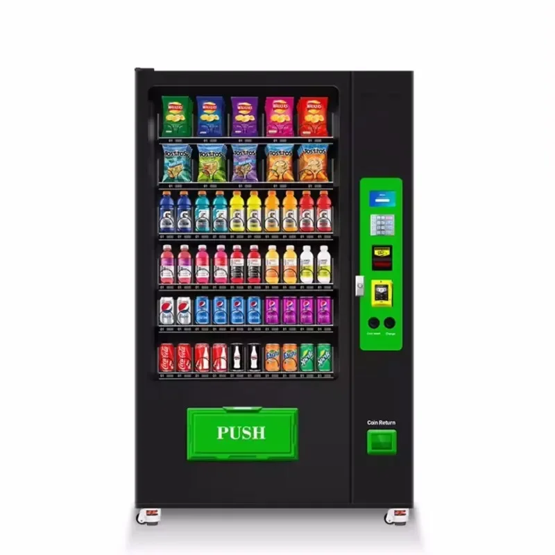 

Foods And Drinks Combo Vending Machine Snack And Drink Robot