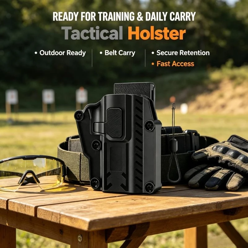 Multi‑Size Fit Waist Clip‑On Storage Pouch Pull‑String Release For Toy Model Pistol Teen Hobby Gathering Activities