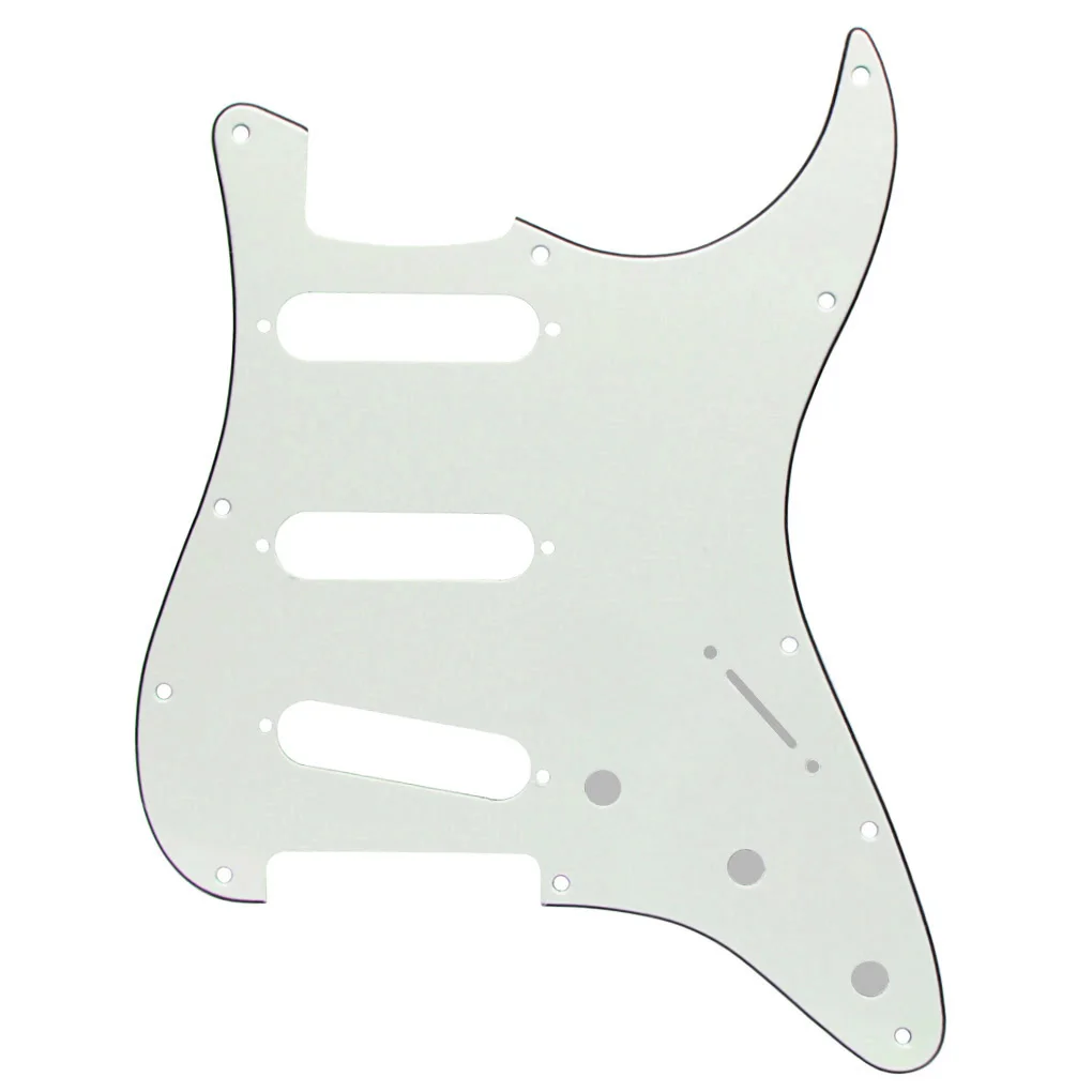 FLEOR SSS 11-Loch-Gitarren-Schlagbrett ST-Kratzplatte mit Schrauben für Gitarrenzubehör, 13 Farben zur Auswahl – Detail 27