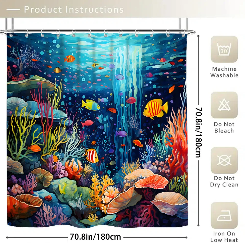 1/4 pezzi decorazione di Halloween modello regalo estivo tenda da doccia arredamento per il bagno decorazione di Halloween tenda da doccia per interni