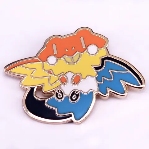 Kawaii Aroace Dragon Enamel Pin Cute Flying Dragon Lapel Pin Pride Flag Inspired Badge Jewelry Gift