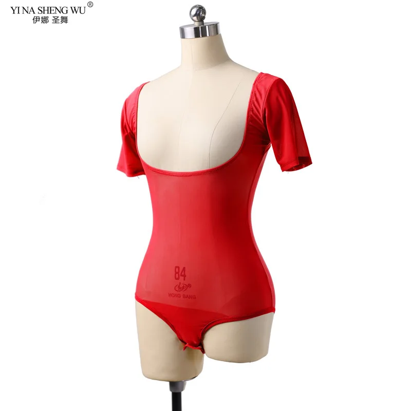 Top de gasa de manga larga para danza del vientre, camiseta de malla pura transparente, disfraces de danza del vientre para adultos, traje de baile, leotardo de busto abierto