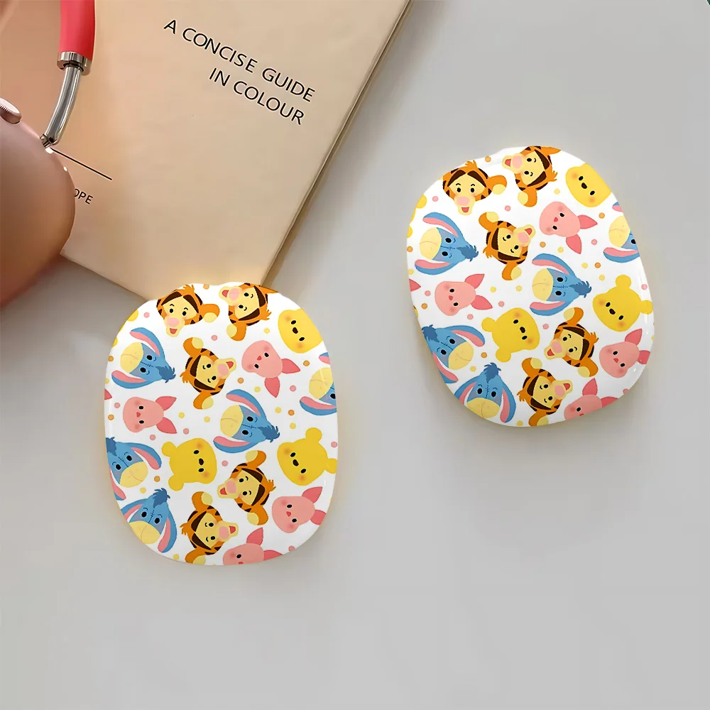 Winnies the Pooh Personalized Airpods Max Headphone Case Shockproof Protective Glossy Earphone Anti-fall Cover