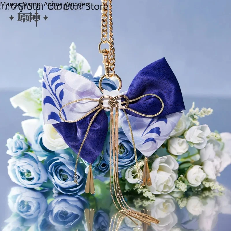 

Оригинальный товар Mihoyo Genshin Impact Kamisato Ayato галстук-бабочка аксессуар для волос кулон косплей костюм аниме подарок на Хэллоуин ﻿ Игра