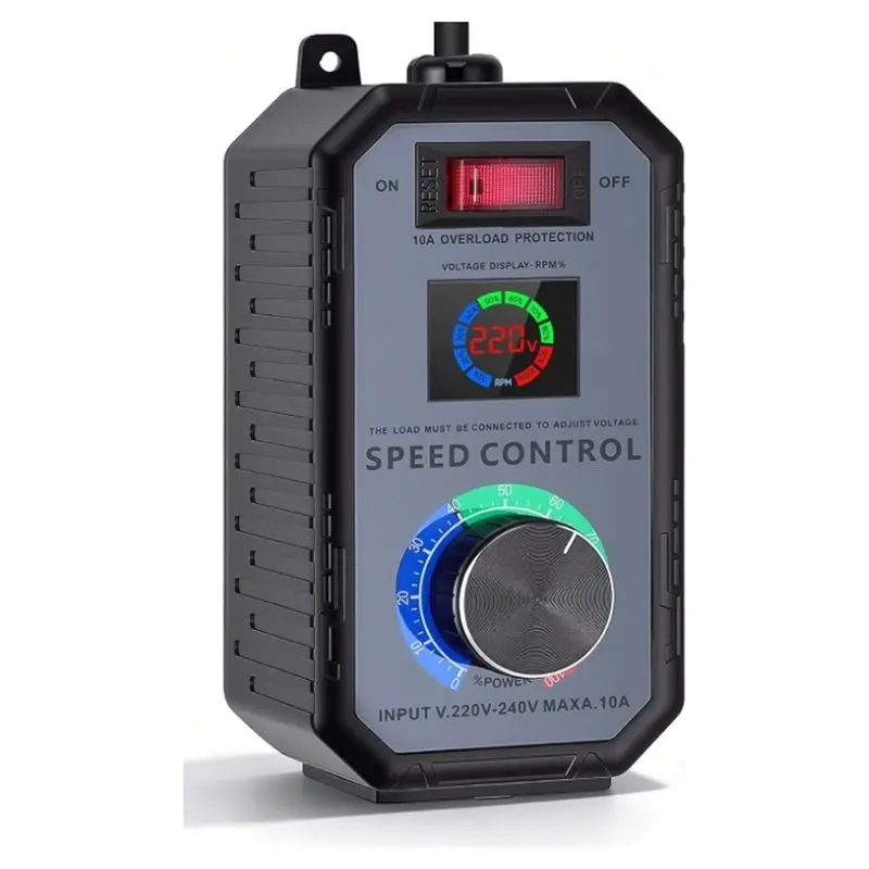 [NEWA76K!】 Motor Speed Controller 230V, 4000W 10A- Overload Protected For Angle Grinders, Blowers EU Plug