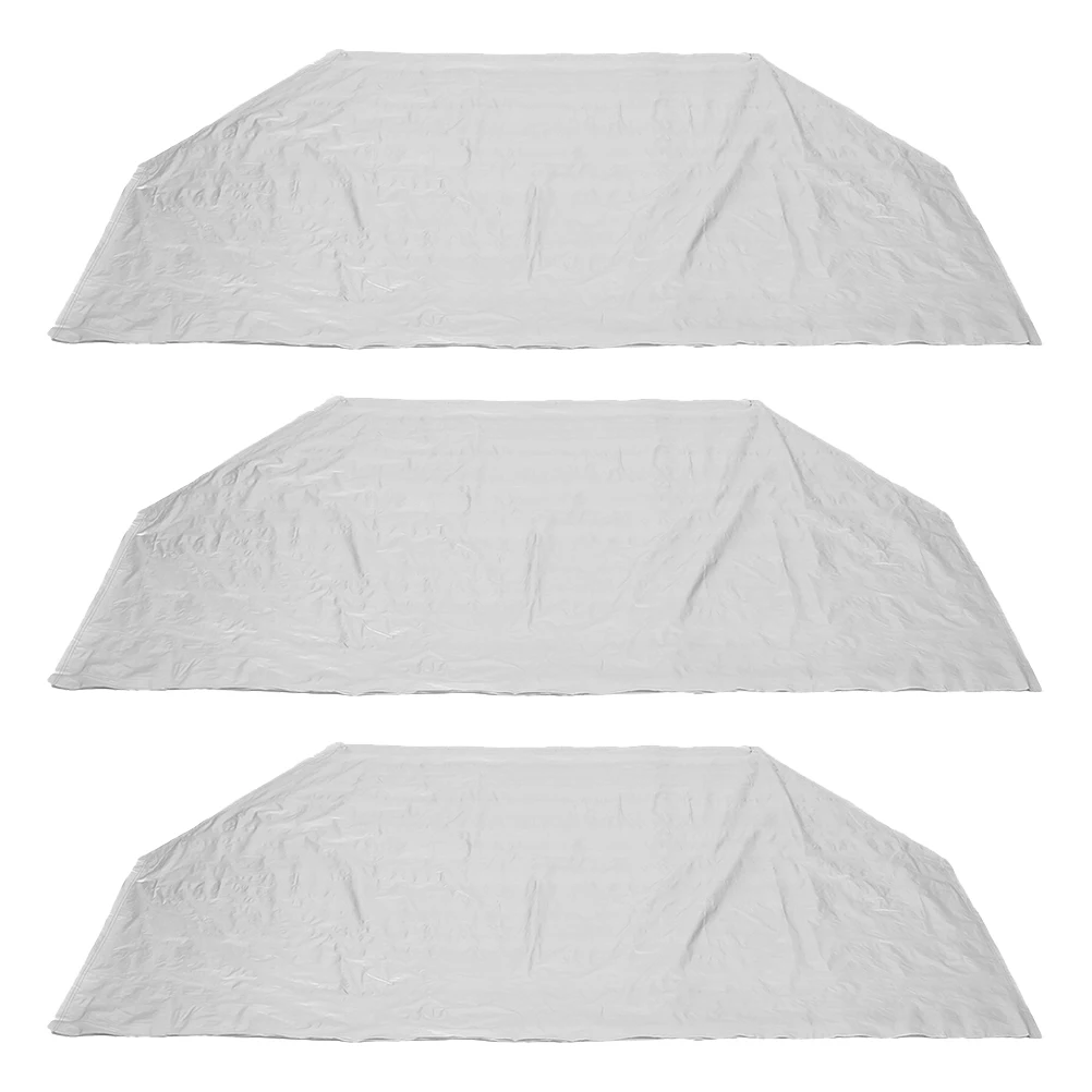 

3pcs Waterproof Motorcycle Cover Electric Scooter Bike Rain Protector Peva Material Outdoor Storage Universal Fit Dirt Moped
