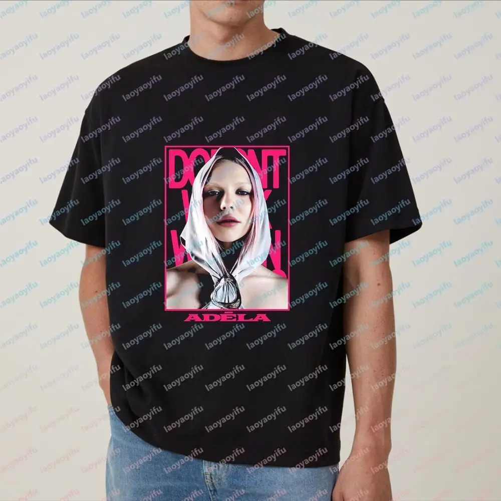 ADÉLA - Unique Printed Top - Gender-neutral Trendy Short-sleeved T-shirt Suitable for Both Men and Women - Large Size