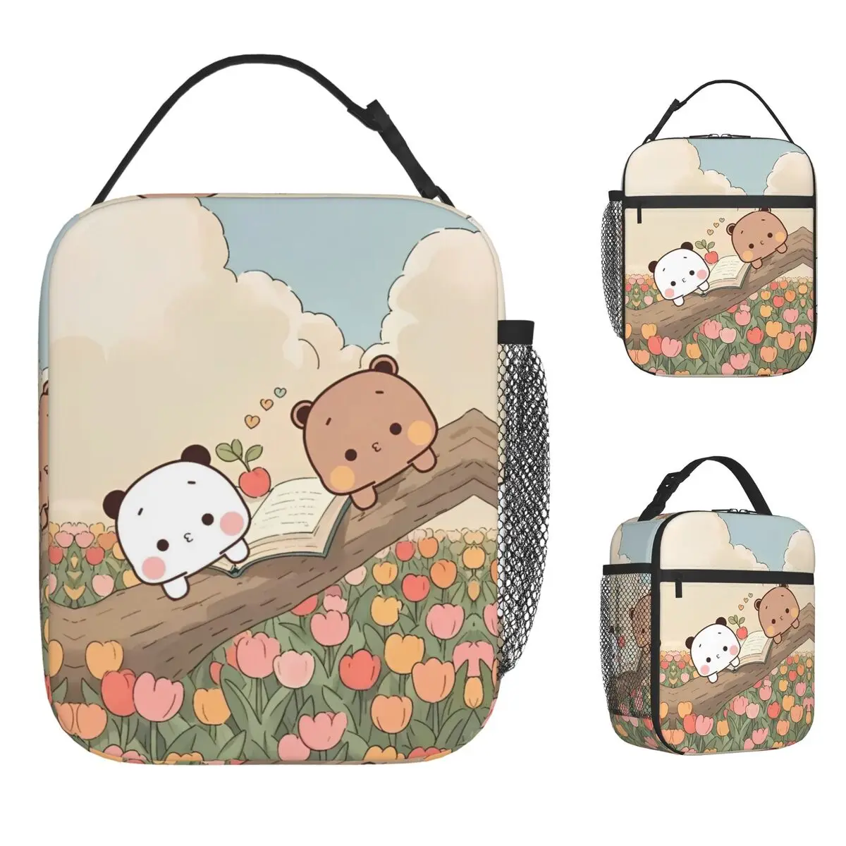Bubu And Dudu Series Lunch Bag Casual Lunch Box For Unisex Outdoor Picnic Portable Insulated Cooler Bag Oxford  Tote Food Bags